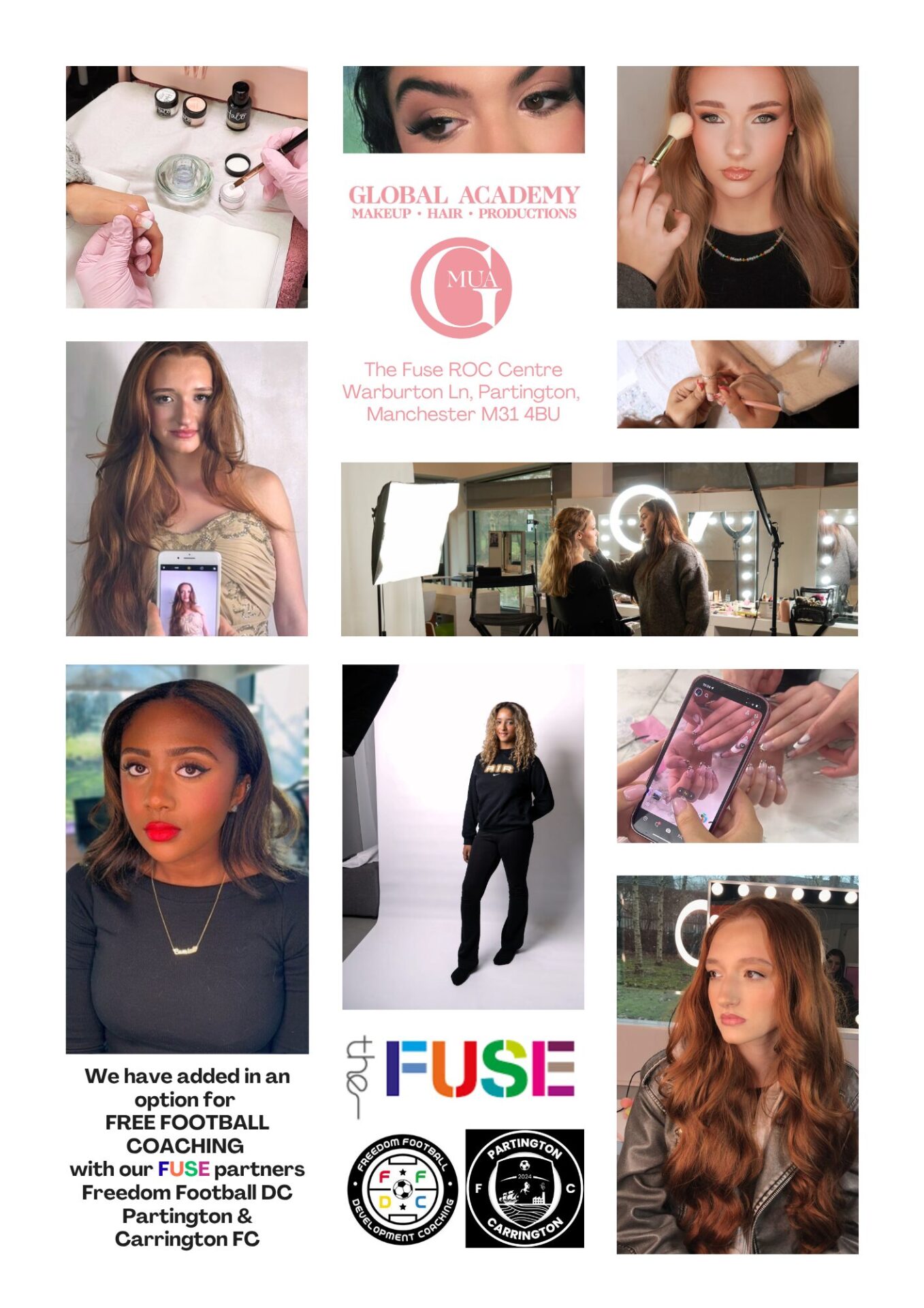 Global Makeup Creative Camp and Freedom Football